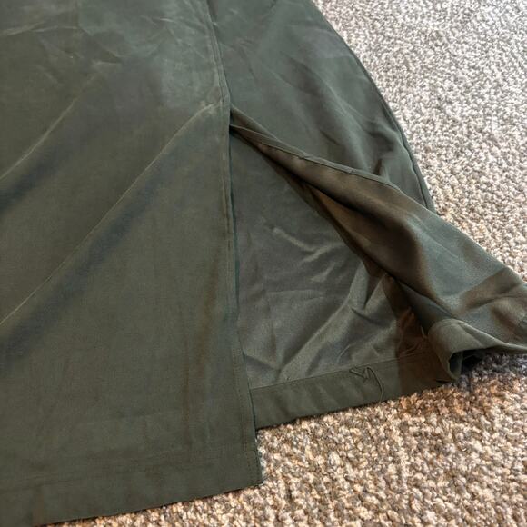 Vtg Tip Top Sz 2X Dress Green Faux Suede Sleeveless Embroidered Boho Cottagecore - Picture 6 of 7